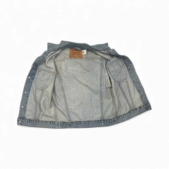 Levi's | Vintage 70517 Trucker Light Wash Denim Vest Small 90s Classic Western - Picture 9 of 10